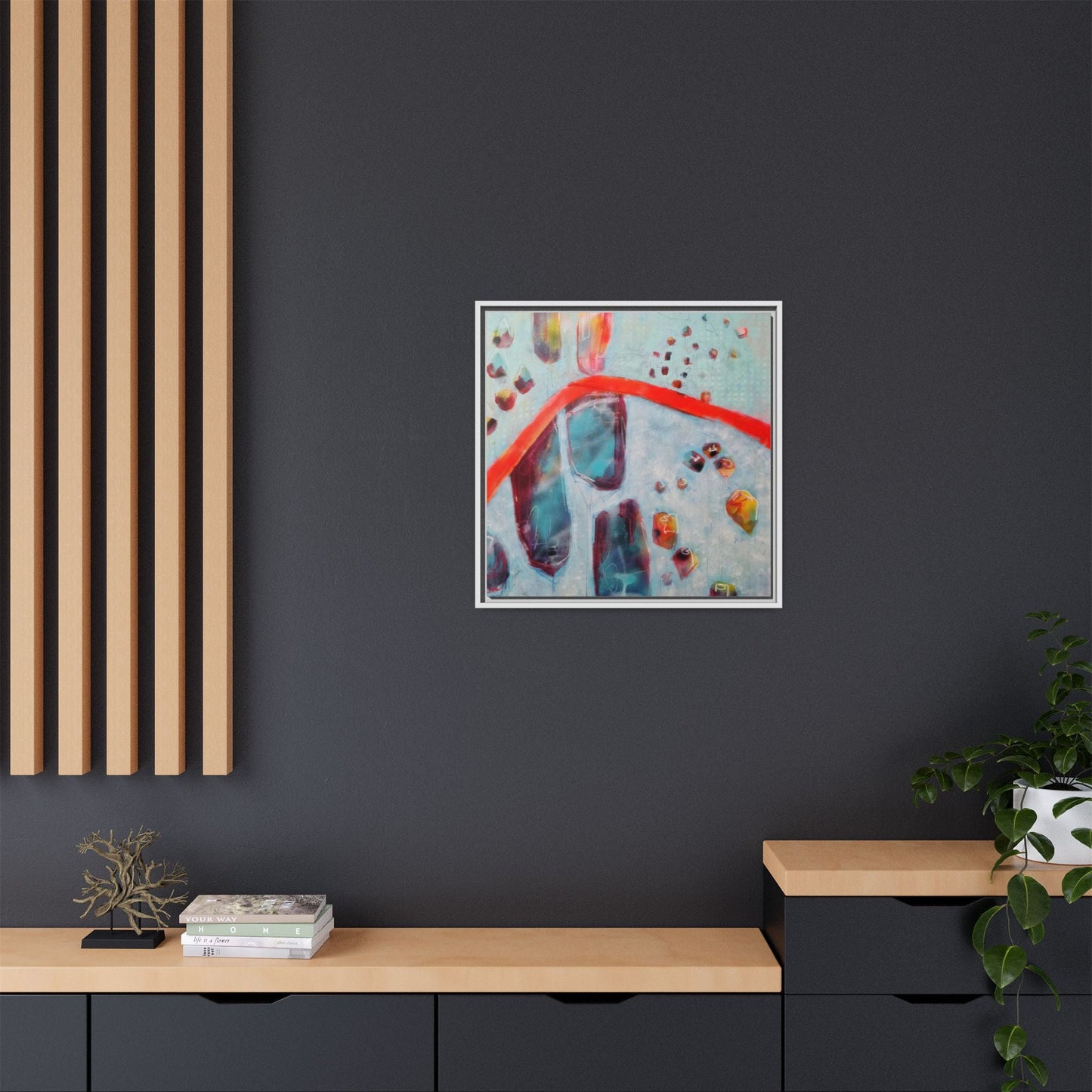 Rising Levels – Framed Gallery Canvas | Lumae