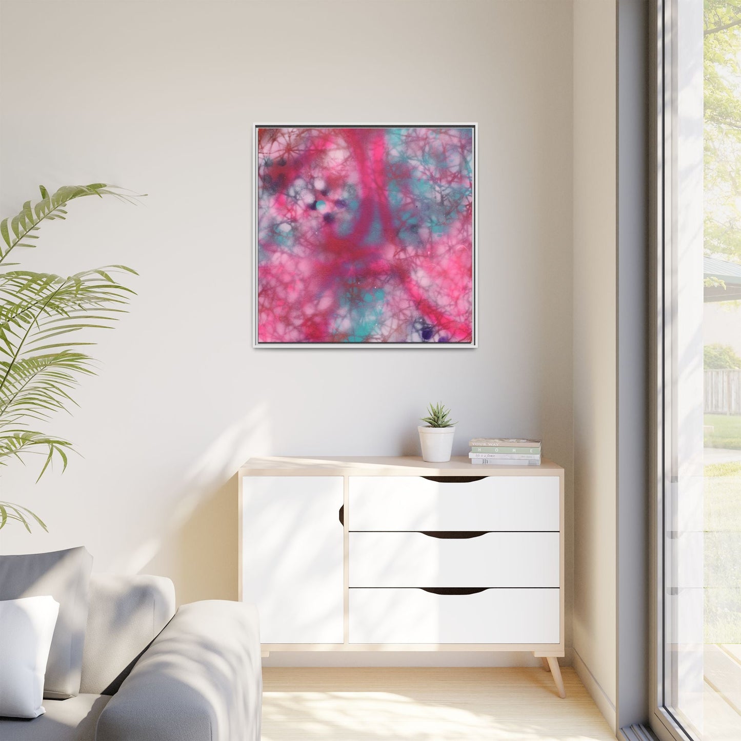 Moonlit Melody – Framed Gallery Canvas | Lumae