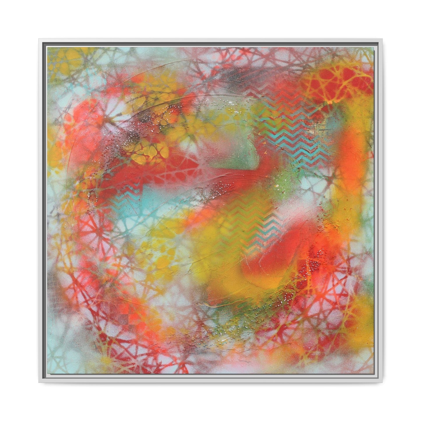 Elevated Waves – Framed Gallery Canvas | Lumae