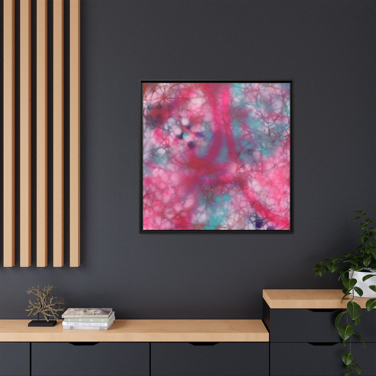 Moonlit Melody – Framed Gallery Canvas | Lumae