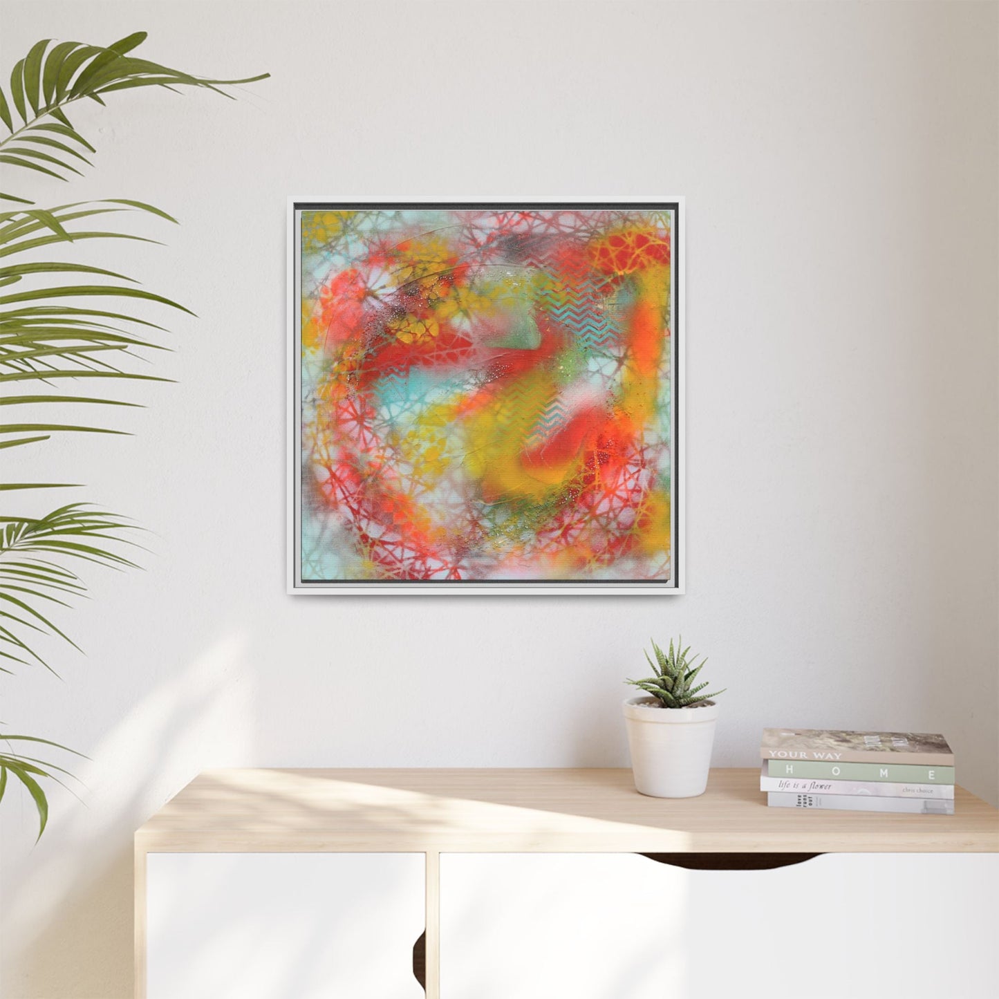 Elevated Waves – Framed Gallery Canvas | Lumae