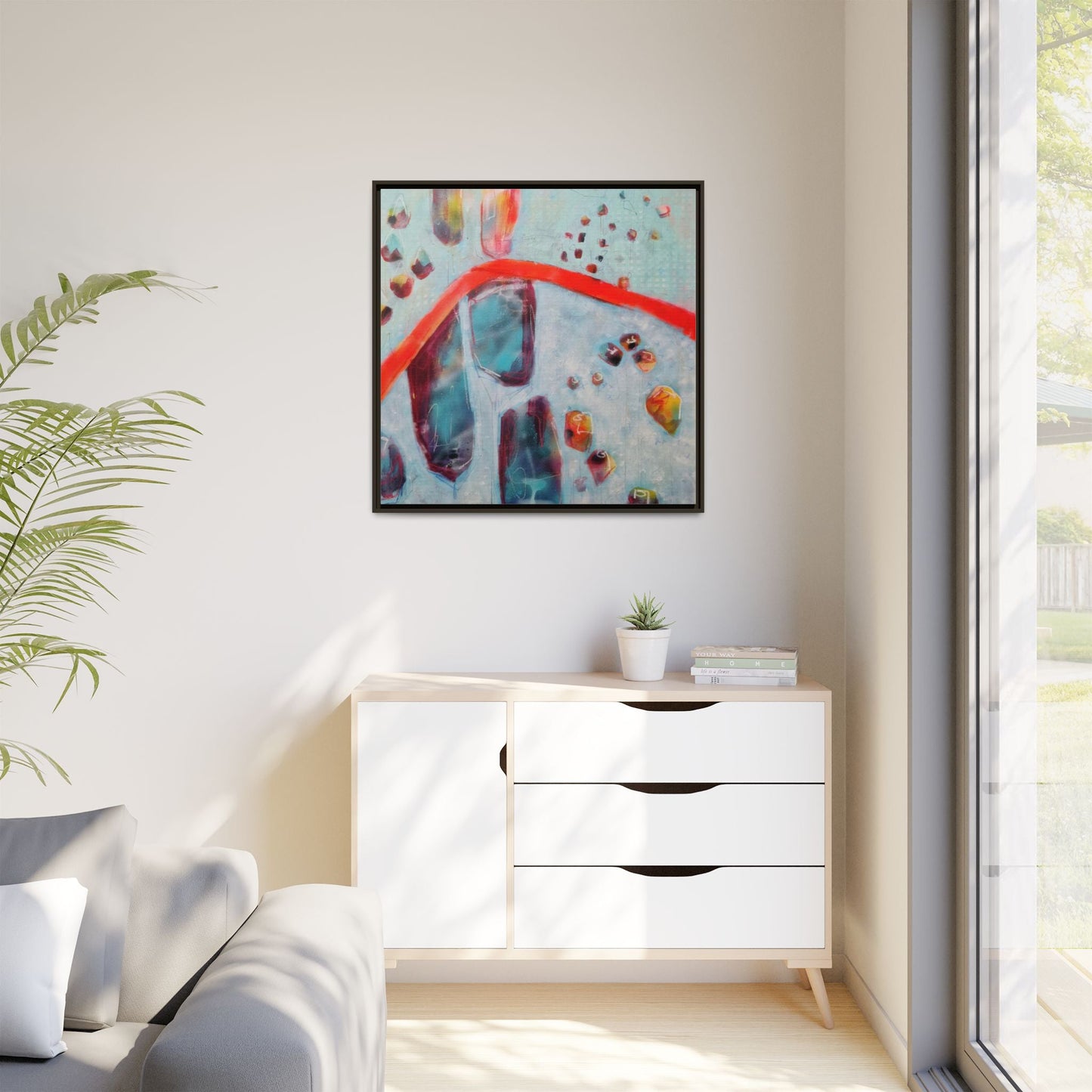 Rising Levels – Framed Gallery Canvas | Lumae