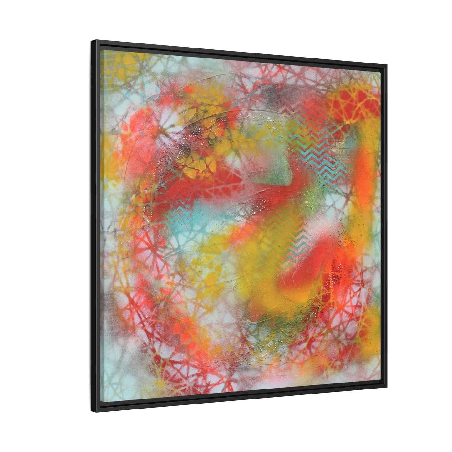 Elevated Waves – Framed Gallery Canvas | Lumae