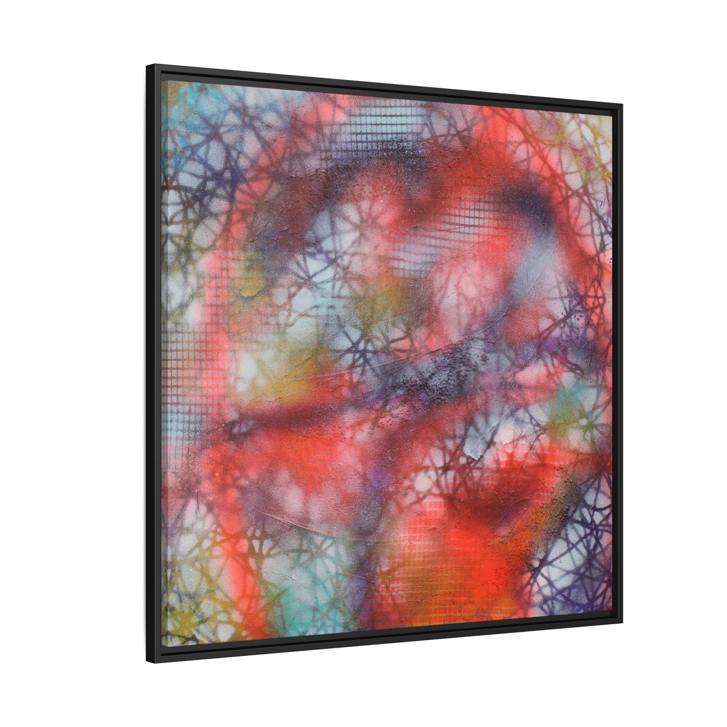 Kaleidoscope Kiss – Framed Gallery Canvas | Lumae