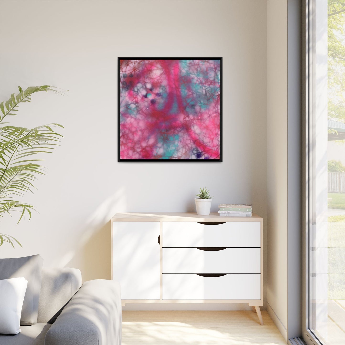 Moonlit Melody – Framed Gallery Canvas | Lumae