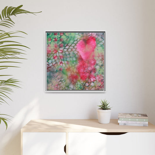 Whispers of the Cosmos - Gallery Canvas Wraps, Square Frame  Home Decor, Matte Print, Framed Multi-color Poster, Celestial Artwork