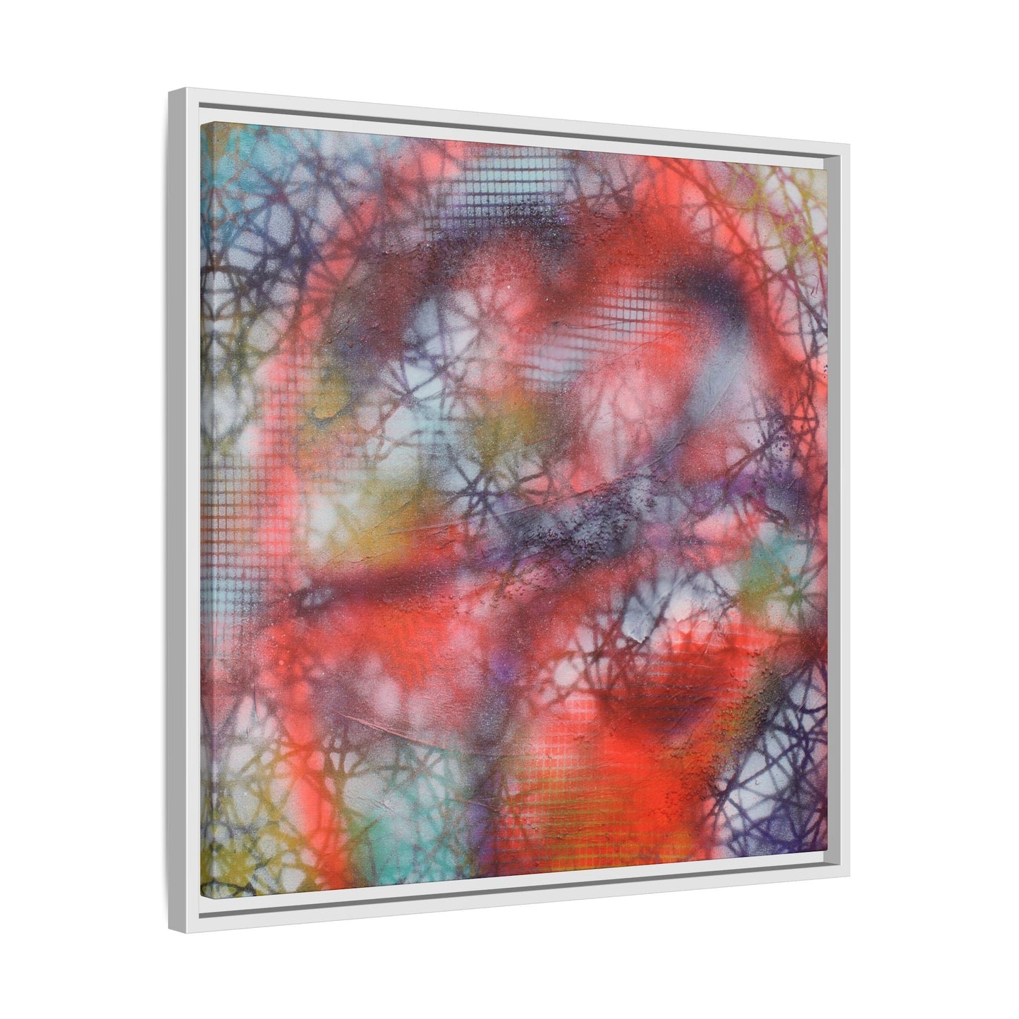 Kaleidoscope Kiss – Framed Gallery Canvas | Lumae