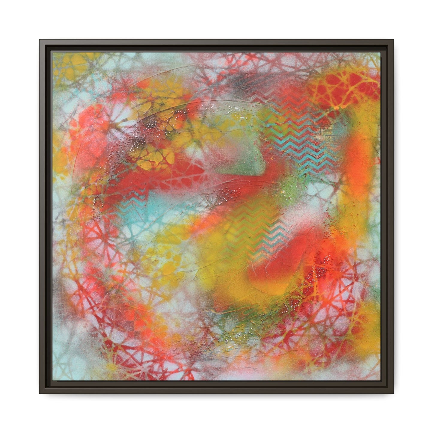 Elevated Waves – Framed Gallery Canvas | Lumae