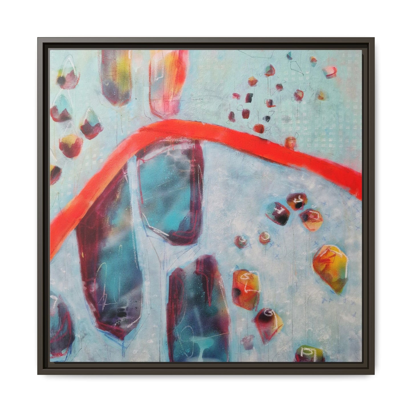 Rising Levels – Framed Gallery Canvas | Lumae