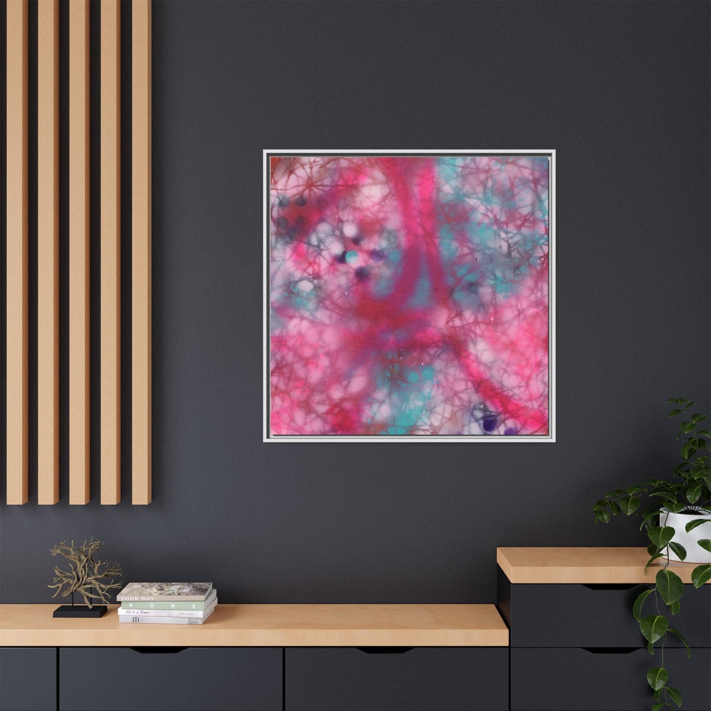 Moonlit Melody – Framed Gallery Canvas | Lumae