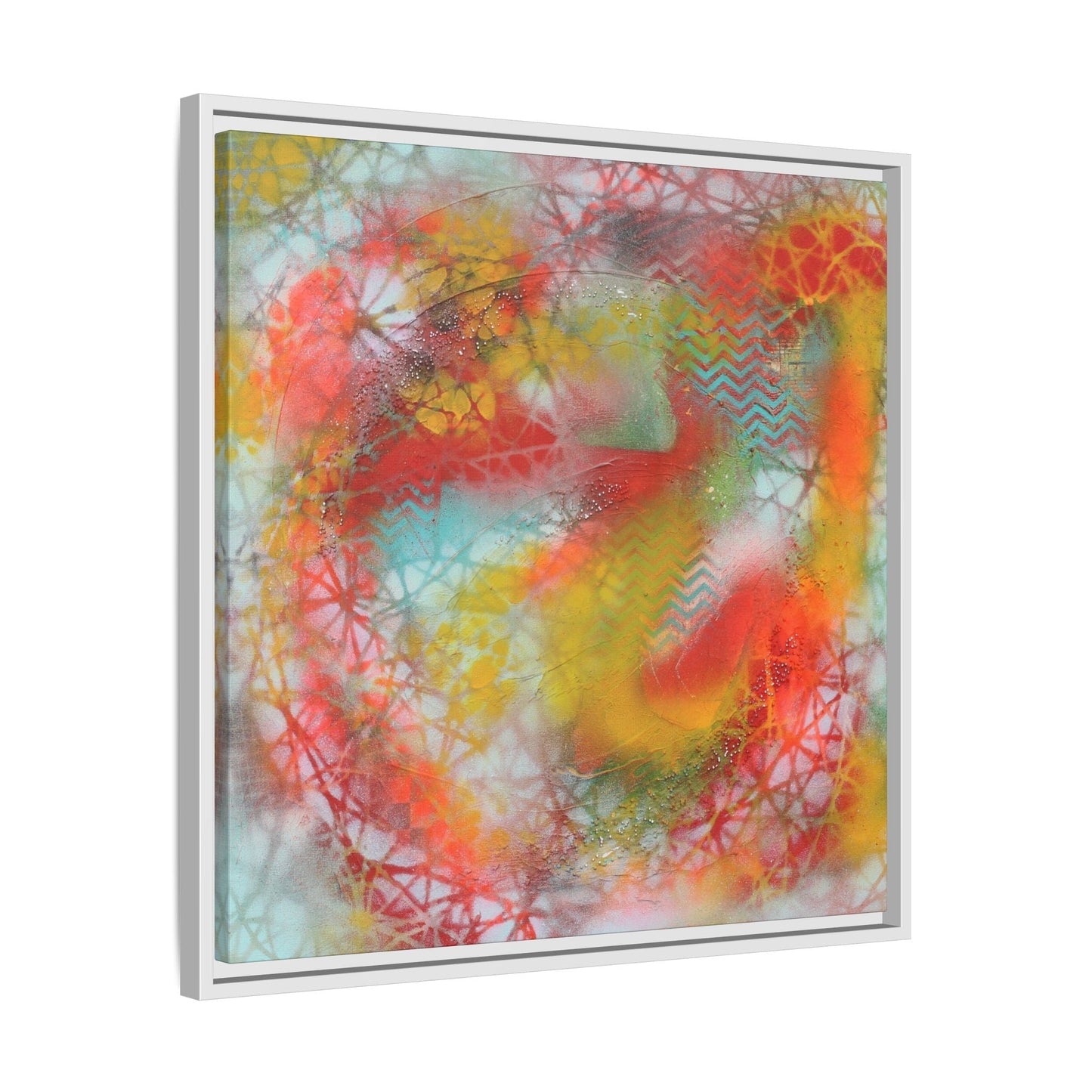 Elevated Waves – Framed Gallery Canvas | Lumae