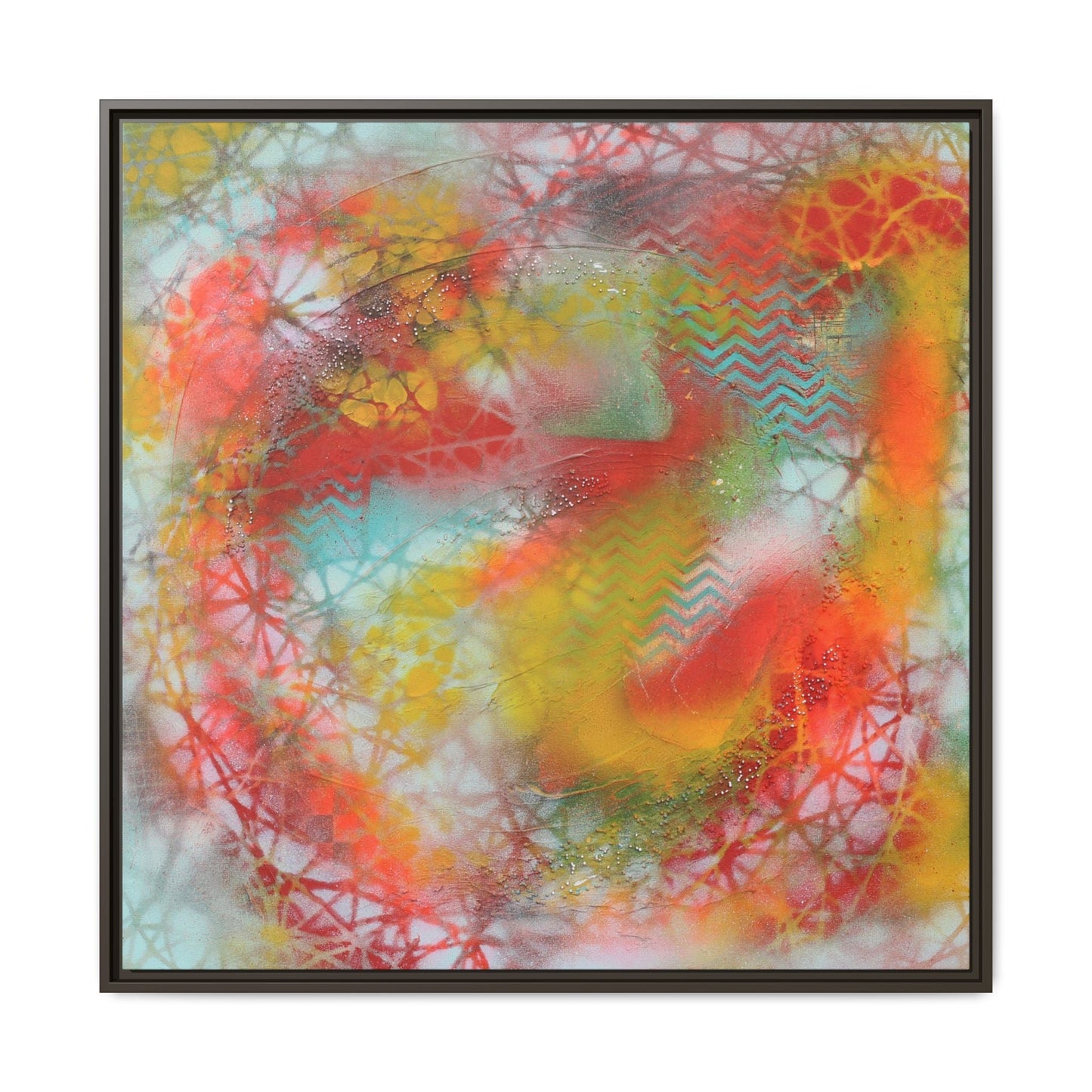 Elevated Waves – Framed Gallery Canvas | Lumae