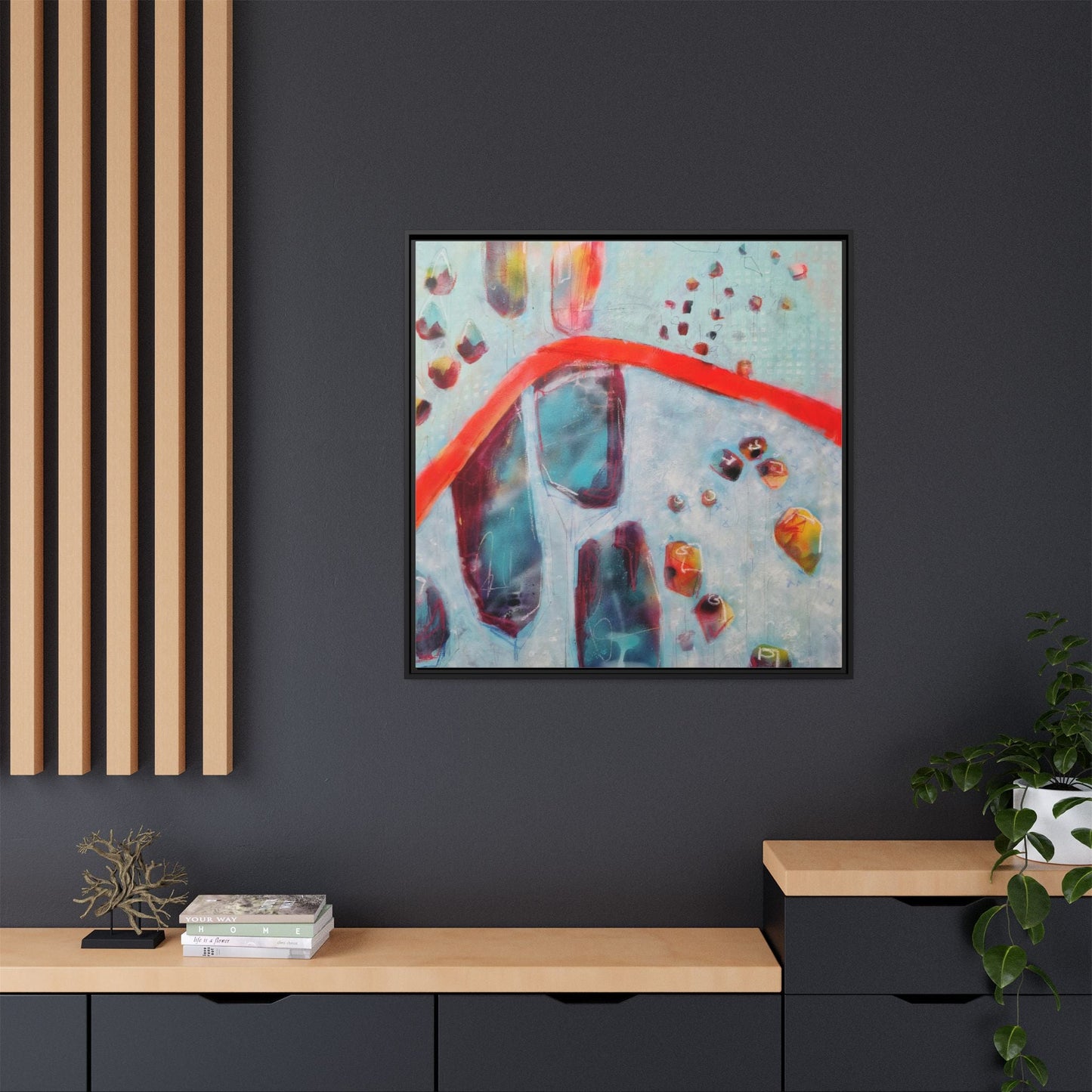 Rising Levels – Framed Gallery Canvas | Lumae