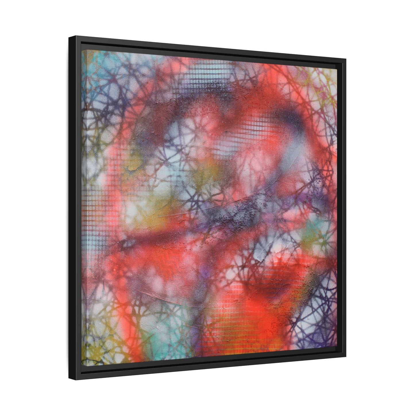 Kaleidoscope Kiss – Framed Gallery Canvas | Lumae