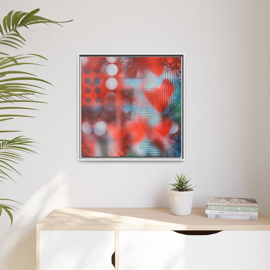 Celestial Serenade - Gallery Canvas Wraps, Square Frame  Home Decor, Matte Print, Framed Multi-color Poster, Celestial Artwork