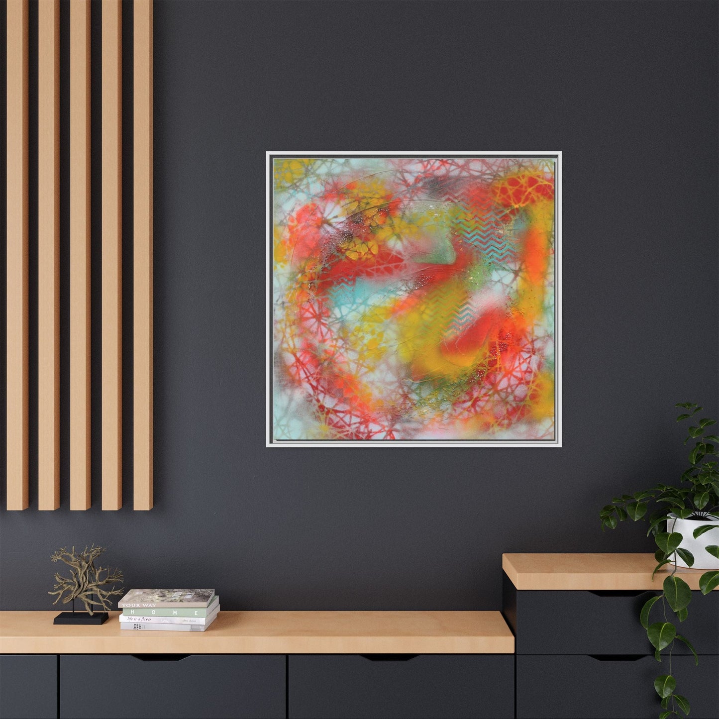 Elevated Waves – Framed Gallery Canvas | Lumae