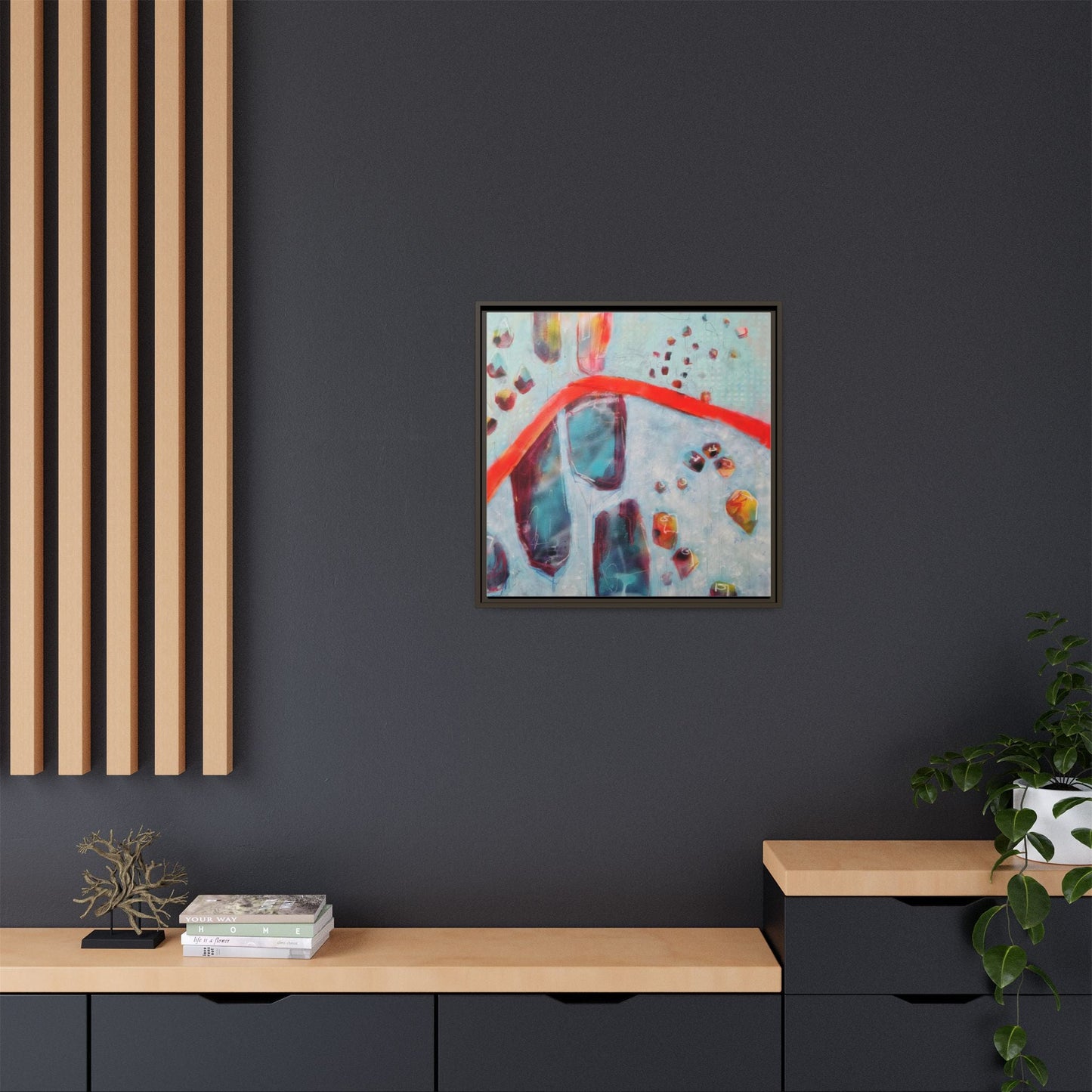 Rising Levels – Framed Gallery Canvas | Lumae