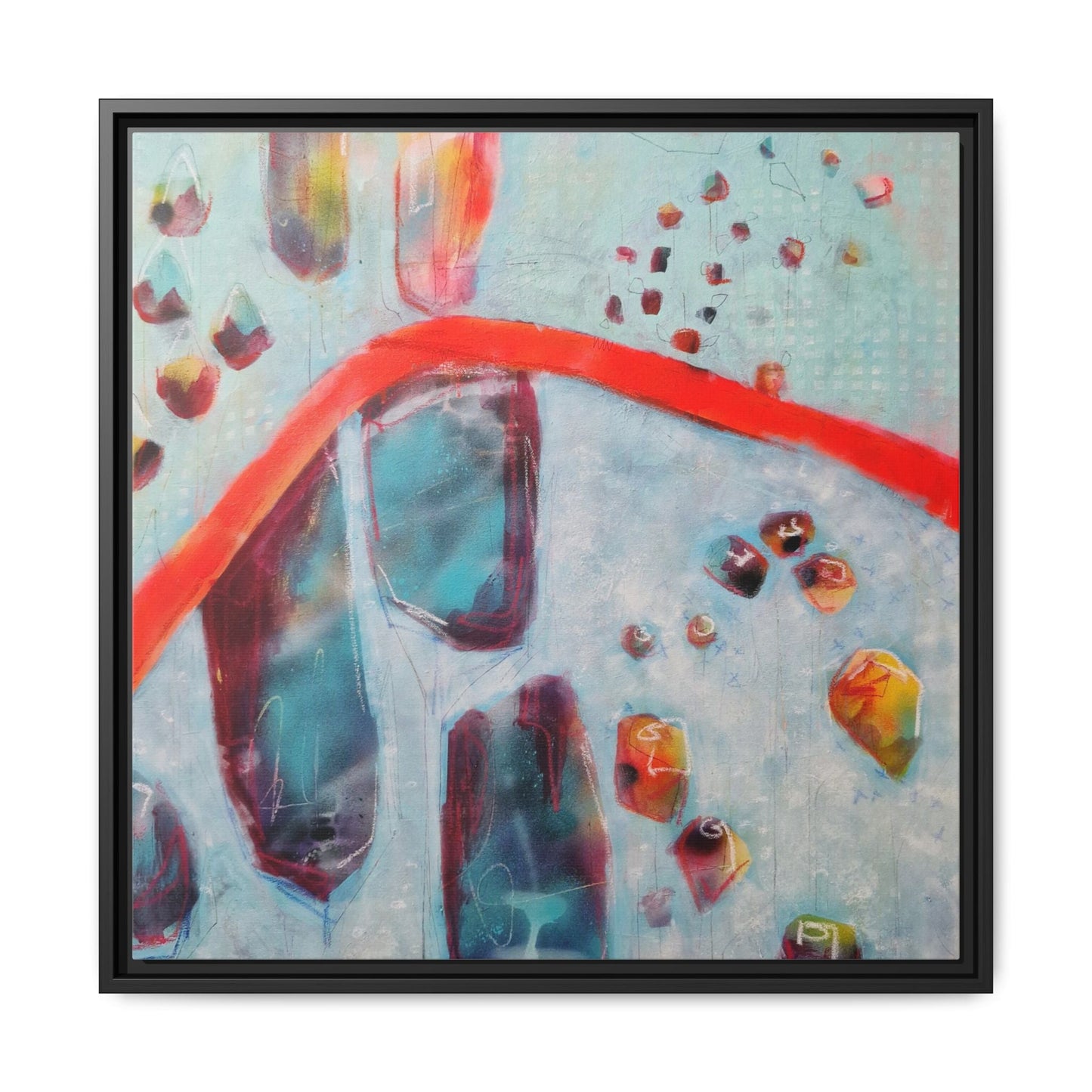 Rising Levels – Framed Gallery Canvas | Lumae