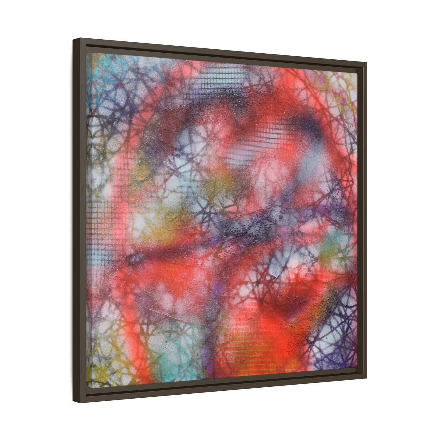 Kaleidoscope Kiss – Framed Gallery Canvas | Lumae