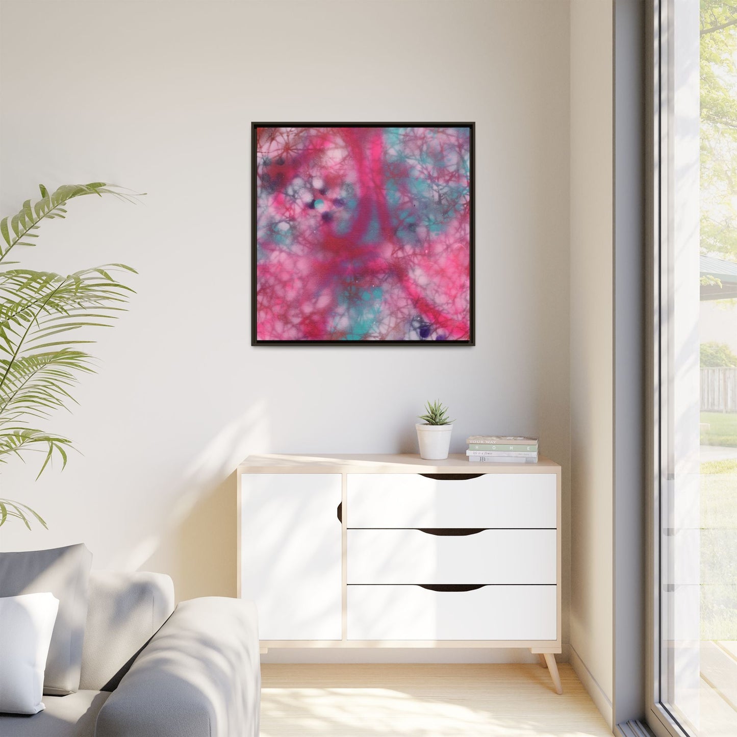 Moonlit Melody – Framed Gallery Canvas | Lumae