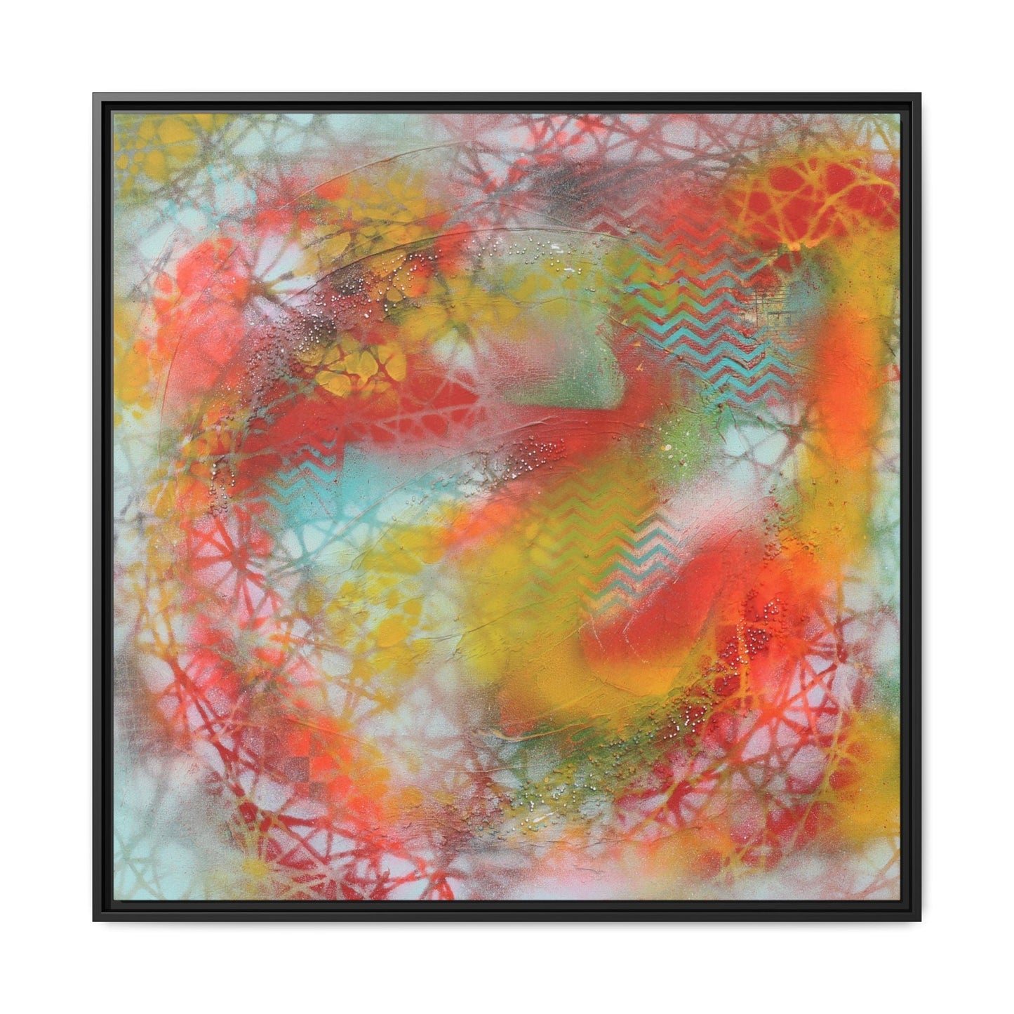 Elevated Waves – Framed Gallery Canvas | Lumae