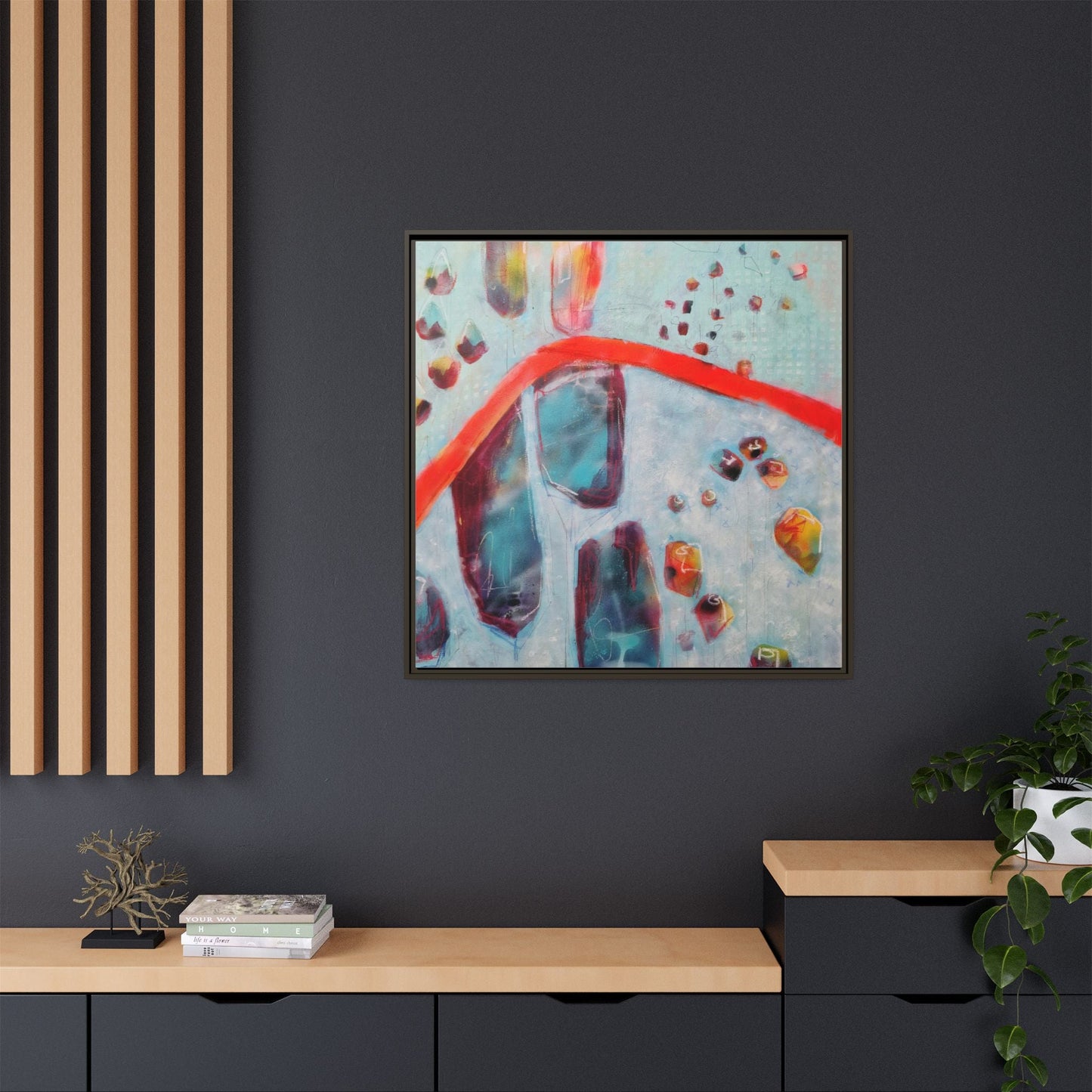 Rising Levels – Framed Gallery Canvas | Lumae