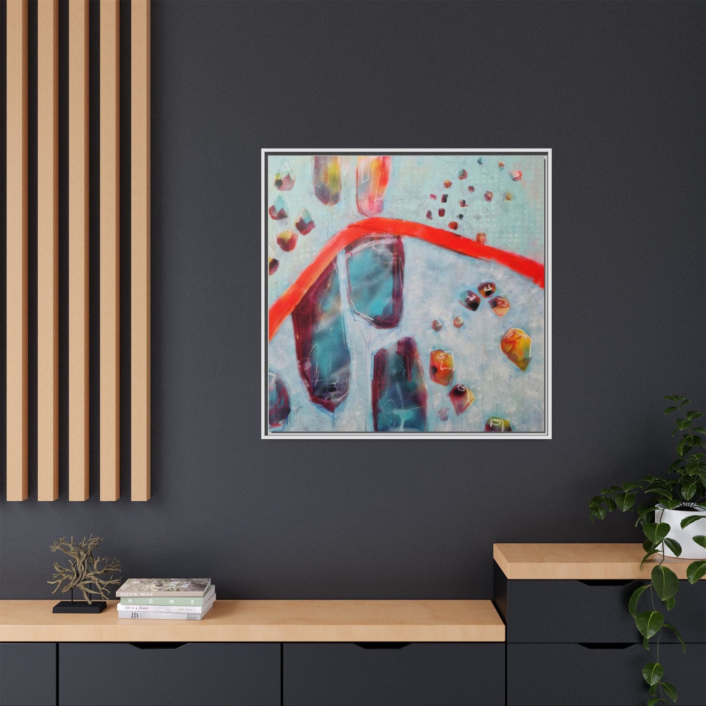 Rising Levels – Framed Gallery Canvas | Lumae