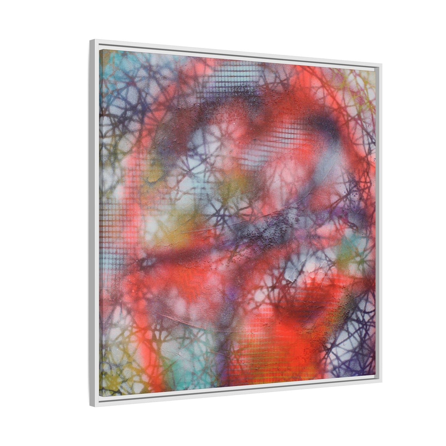 Kaleidoscope Kiss – Framed Gallery Canvas | Lumae