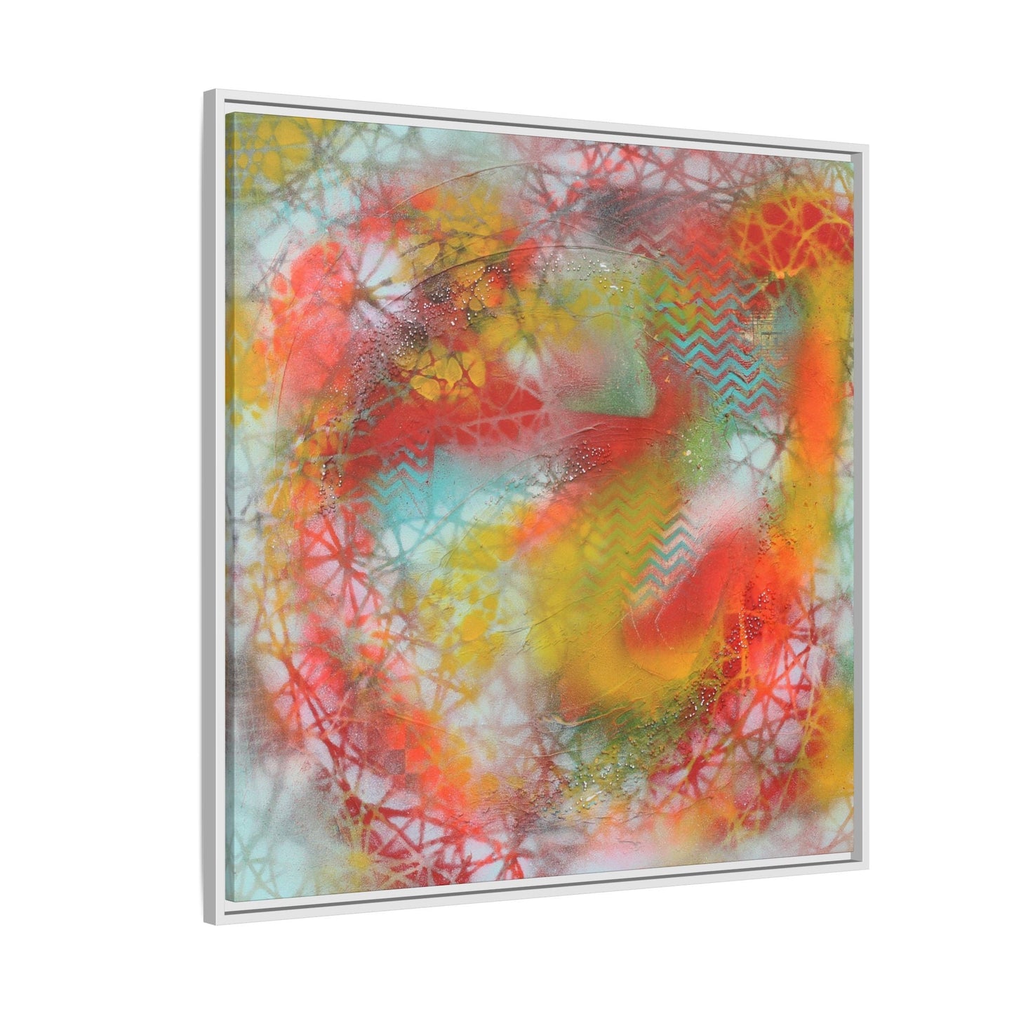 Elevated Waves – Framed Gallery Canvas | Lumae