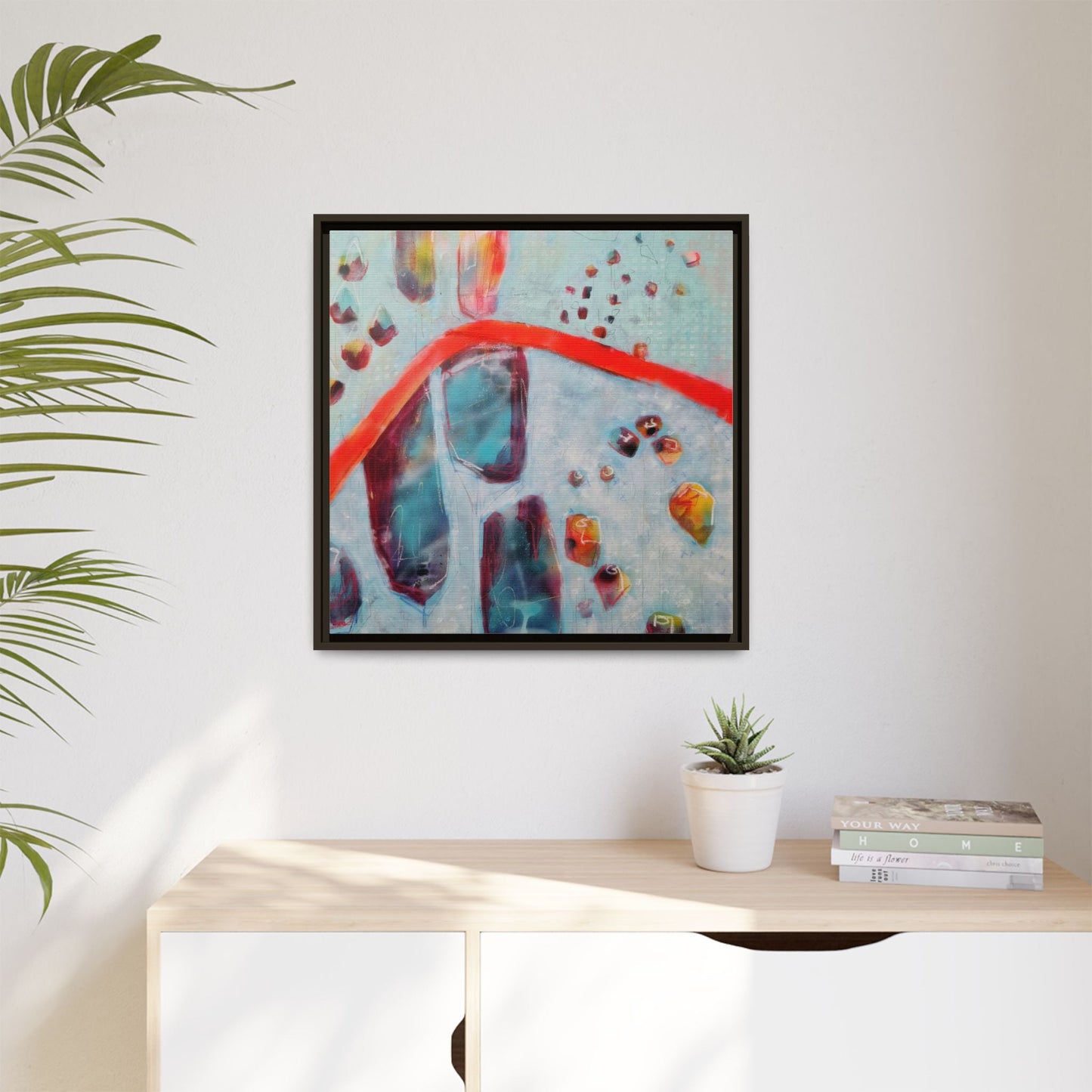 Rising Levels – Framed Gallery Canvas | Lumae