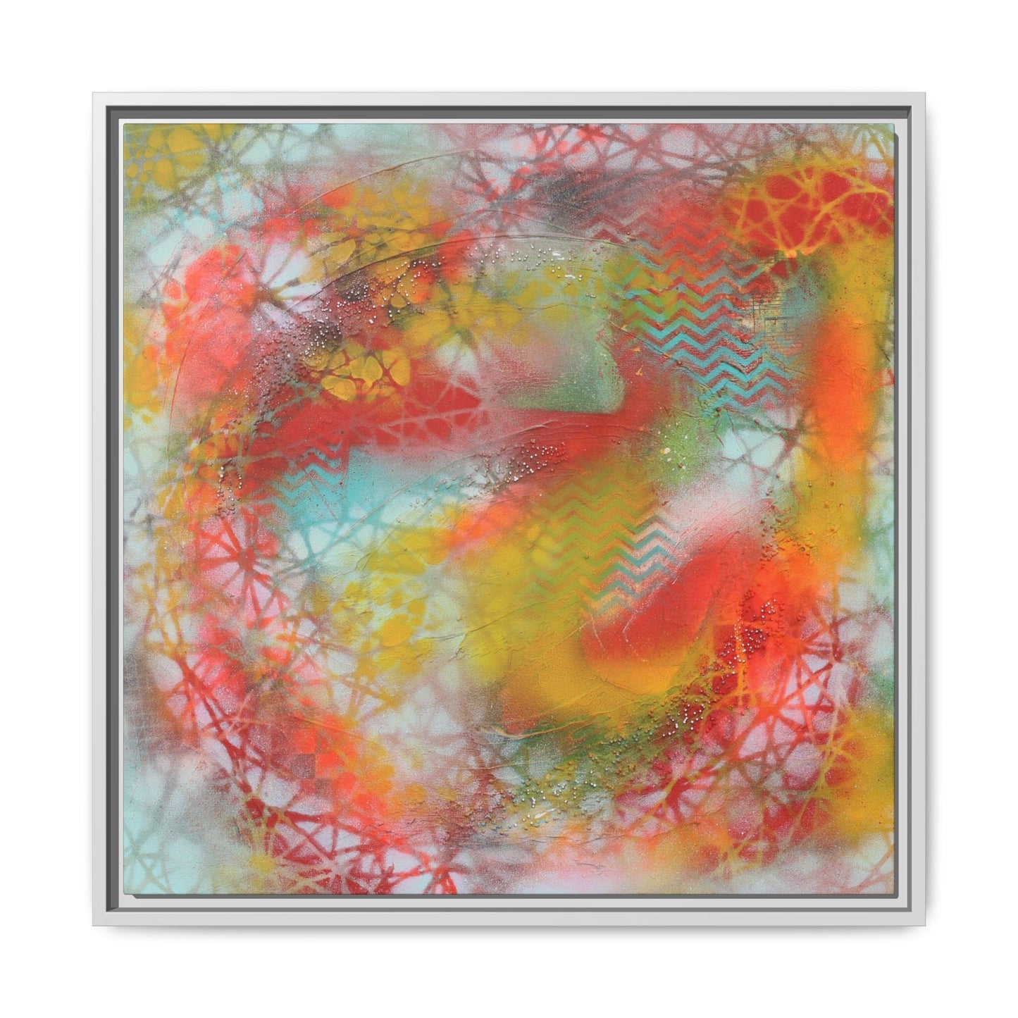 Elevated Waves – Framed Gallery Canvas | Lumae