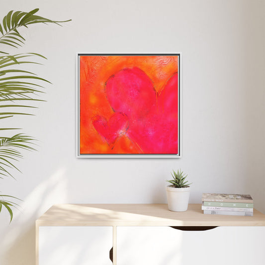 Enchanted Euphoria - Gallery Canvas Wraps, Square Frame  Home Decor, Matte Print, Framed Multi-color Poster, Celestial Artwork