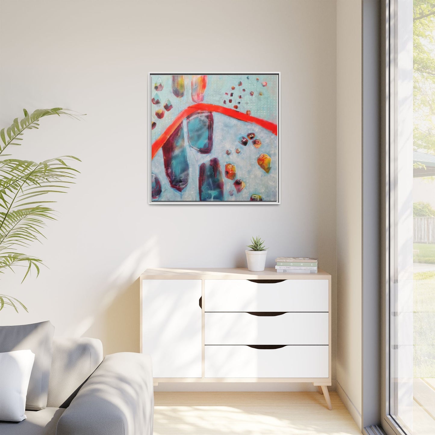 Rising Levels – Framed Gallery Canvas | Lumae