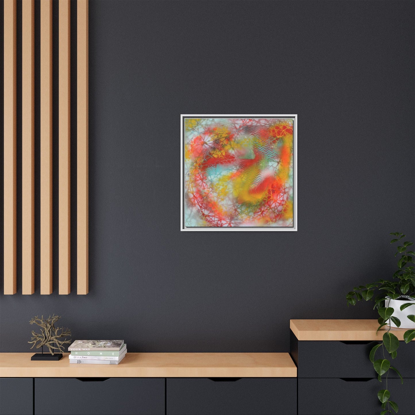 Elevated Waves – Framed Gallery Canvas | Lumae